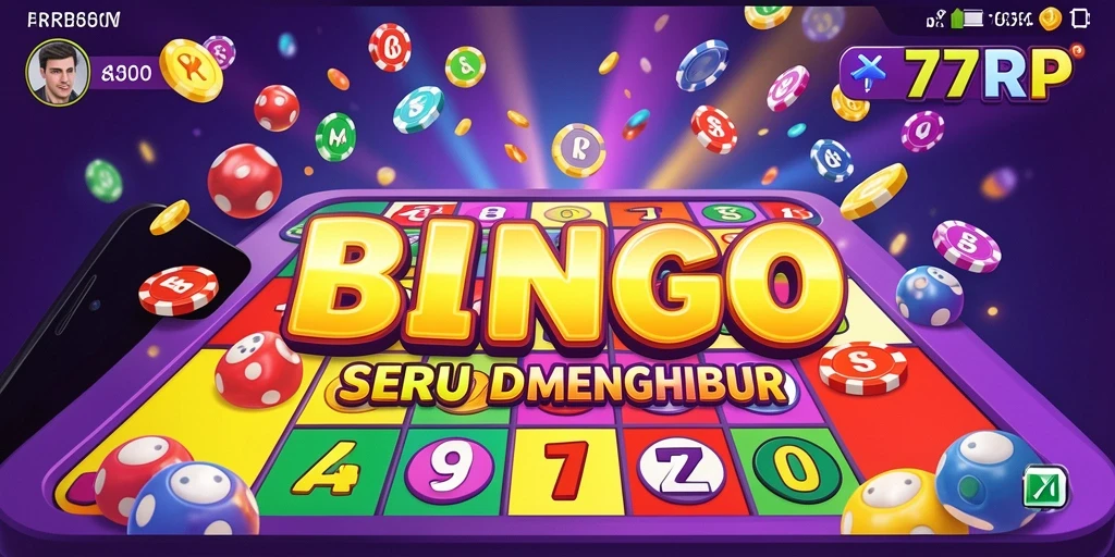 Screenshot gameplay seru dari permainan Bingo 77RP.