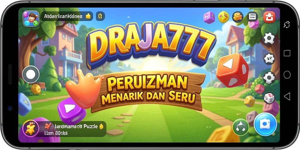 Screenshot gameplay menarik dari DRAJA777 yang menampilkan tantangan Puzzle.