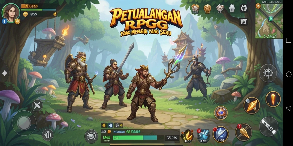 Tampilan gameplay RPG MDG188 yang mendalam dan penuh aksi.