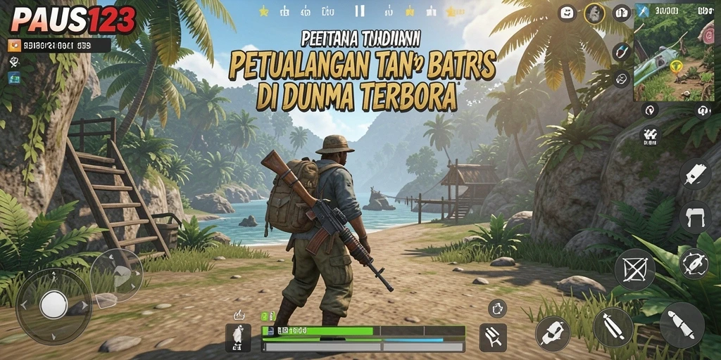 Tangkapan layar PAUS123 yang menampilkan keindahan dunia Open World.