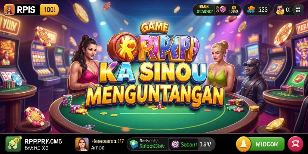 Tampilan gameplay kasino yang seru di RPRPRP.