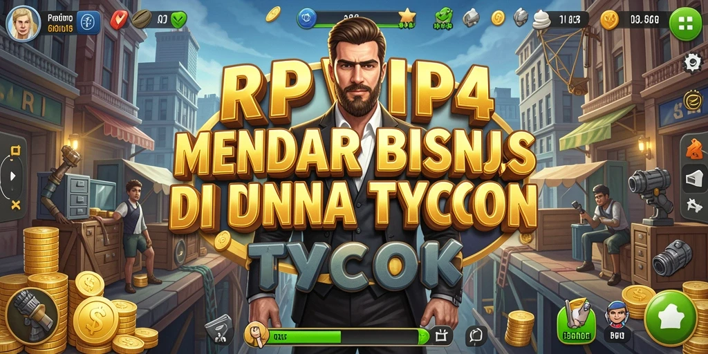Screenshot RPVIP4 menampilkan aksi gameplay Tycoon yang seru.